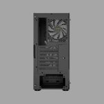 GAMDIAS AURA GC5 Black ARGB Digital Display Mesh Mid Tower ATX Case