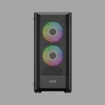 GAMDIAS AURA GC6 Black ARGB Mesh Mid Tower ATX Case