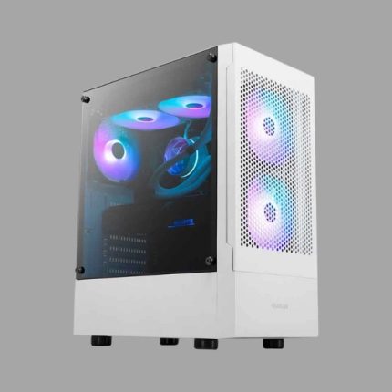 GAMDIAS TALOS E3 White ARGB Mid Tower ATX Case