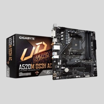 GIGABYTE A520M DS3H AC Ultra Durable AM4 Micro-ATX Motherboard