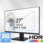 MSI PRO MP275Q 27 Inch WQHD Display HDMI, DP Professional Monitor - Image 2
