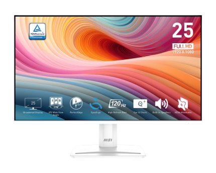 The MSI PRO MP251W E2 is a 24.5-inch screen