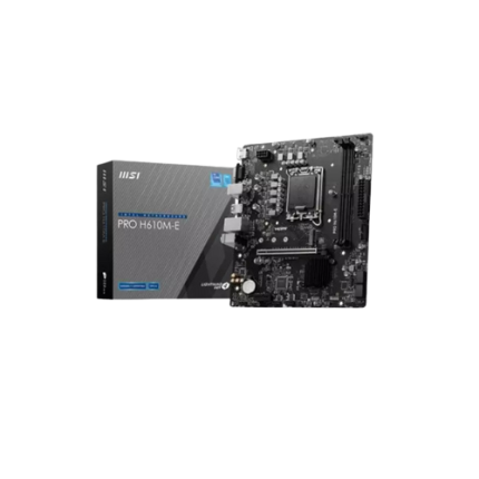 MSI PRO H610M-E DDR5 Intel 14th Gen Micro-ATX Motherboard