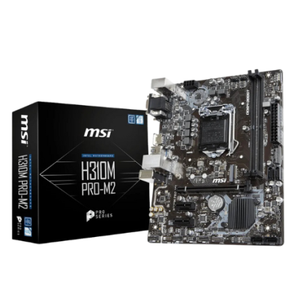 MSI H310M Pro-M2 Plus Intel H310 9th Gen DDR4 m-ATX Motherboard
