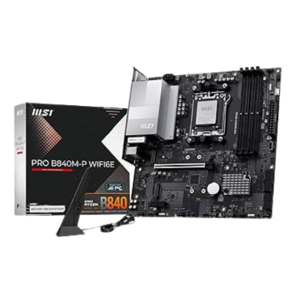 MSI PRO B840M-P WIFI6E AM5 mATX Motherboard