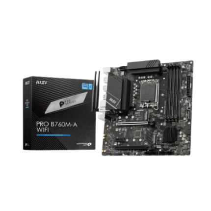 MSI PRO B760M-A WIFI mATX Motherboard