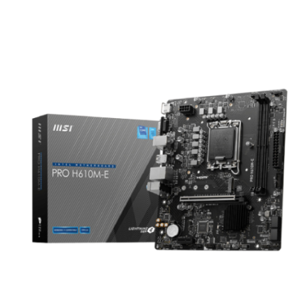 MSI PRO H610M-E mATX Motherboard