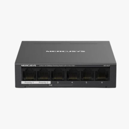 Mercusys MS106LP 6-Port 10/100Mbps PoE Desktop Switch