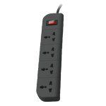 Belkin F9E400ZB 4-Socket Surge Protector 1.5M Power Strip
