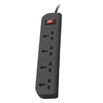 Belkin F9E400ZB 4-Socket Surge Protector 1.5M Power Strip