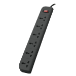 Belkin F9E600ZB2M 6-Socket Surge Protector 2M Power Strip