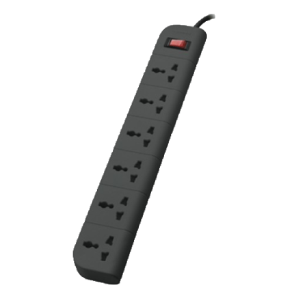 Belkin F9E600ZB2M 6-Socket Surge Protector 2M Power Strip