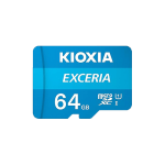 KIOXIA 64GB EXCERIA microSD Memory Card U1 Class 10