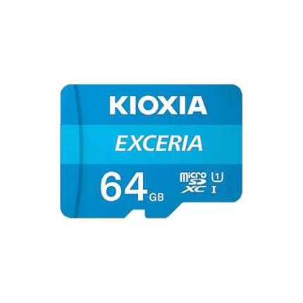 KIOXIA 64GB EXCERIA microSD Memory Card U1 Class 10