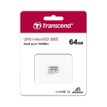 Transcend 64GB MicroSDXC/SDHC 300S Class 10 Memory Card - Image 2