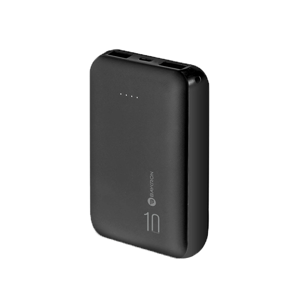 Baykron-10000-mAh-Dual-USB-Power-Bank-BA-PB-BLK-100-Black Baykron 10000 mAh Dual USB Power Bank