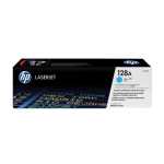HP 128A Cyan Original LaserJet Toner (CE251A) - Image 2