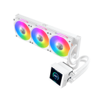 Xigmatek Connect 360 Arctic ARGB CPU Cooler White AIO Display - Image 2