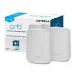 Netgear Orbi RBK352 AX1800 Dual Band Mesh Router (2 Pack)