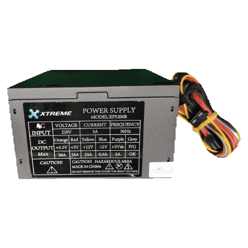 XTREME-XPS200B (1) (1) (1) XTREME XPS200B REAL 200W 20+4PIN 650MM POWER SUPPLY