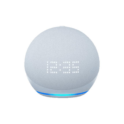 Amazon Echo Dot 5th Gen Smart Speaker with CLOCK & Alexa