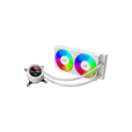 Redragon CCW-1019 240mm AIO White Liquid CPU Cooler Display