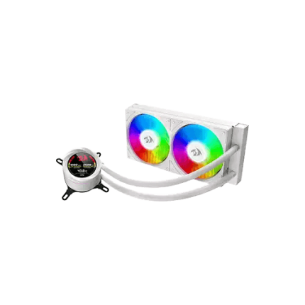 Redragon CCW-1019 240mm AIO White Liquid CPU Cooler Display
