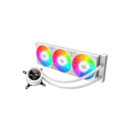 Redragon CCW1017 360mm AIO White Liquid CPU Cooler Display