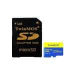 Twinmos 256GB MicroSDHC U3 Class 10 V30 A1 Memory Card