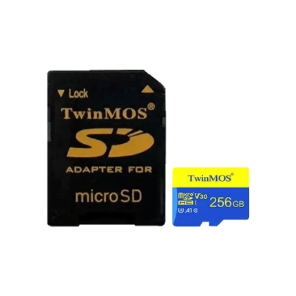 Twinmos 256GB MicroSDHC U3 Class 10 V30 A1 Memory Card