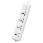 Deli CT703 2 Pin 4 Port 3 Meter Power Strip