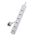Deli CT705ES 6 Port 3 Meter Power Strip With Surge Protection
