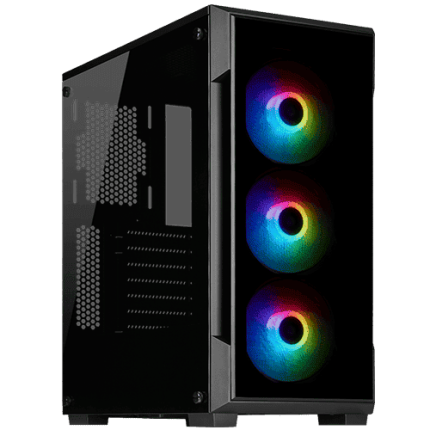 Corsair iCUE 220T RGB Mid-Tower Case – Black