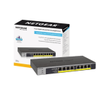 Netgear GS108LP 8Port Gigabit PoE Unmanaged Switch (60W)