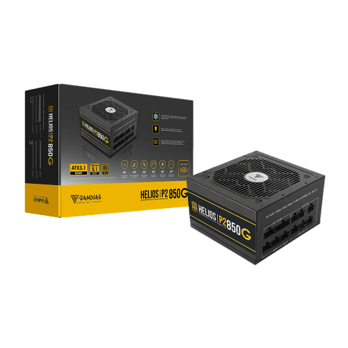 Gamdias HELIOS P2-850G V2 850W Gold Full Modular PSU Gamdias HELIOS P2-850G V2 850W Gold Full Modular PSU