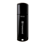 Transcend JetFlash 700 64GB USB 3.1 Black Pen Drive