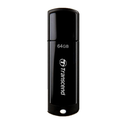 Transcend JetFlash 700 64GB USB 3.1 Black Pen Drive