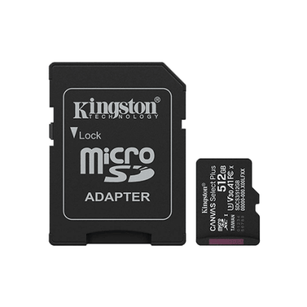 Kingston Canvas Select Plus 512GB MicroSD UHS-I U3 V30 Card
