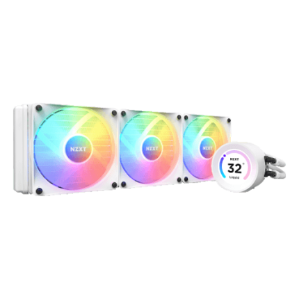 NZXT Kraken Elite 360 RGB White AIO Liquid CPU Cooler LCD