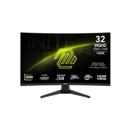MSI MAG 321CQF E18 32" WQHD 180Hz Rapid VA Curve Gaming Monitor