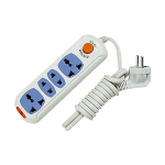 Many MTS-202 4-Port Power Strip with 2 Pin & 3 Pin Sockets