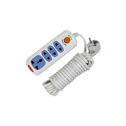 Many MTS-201 4-Port Power Strip 5M (3x 2Pin, 1x 3Pin)
