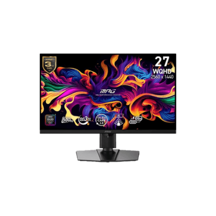 the MSI MPG 271QR QD-OLED X50 26.5" 2K 500Hz 0.03ms Gaming Monitor is a must-have. This premium monitor blends ultra-fast performance with QD-OLED brilliance.