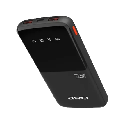 Awei P10K 10000mah 22.5W Fast Charging Power Bank