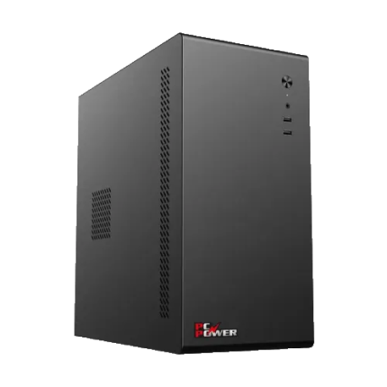 PC Power PC401 Mini Tower Micro-ATX Casing With Power Supply