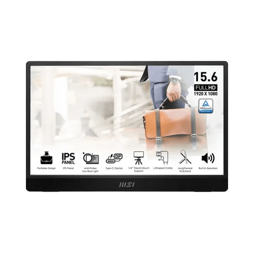 pro-mp161-e2-01-500x500 MSI PRO MP161 E2 15.6" IPS FHD Portable Monitor