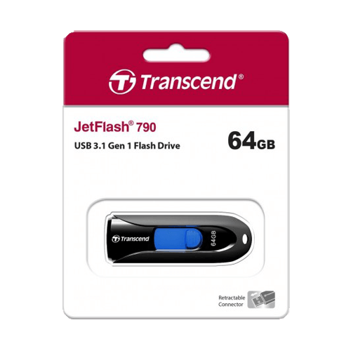 ts64gjf790k-500x500 (1) Transcend JetFlash 790 64GB USB 3.1 Gen 1 Pen Drive