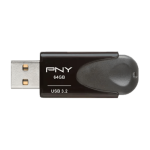 PNY Elite Turbo Attache 4 64GB USB 3.2 Flash Drive