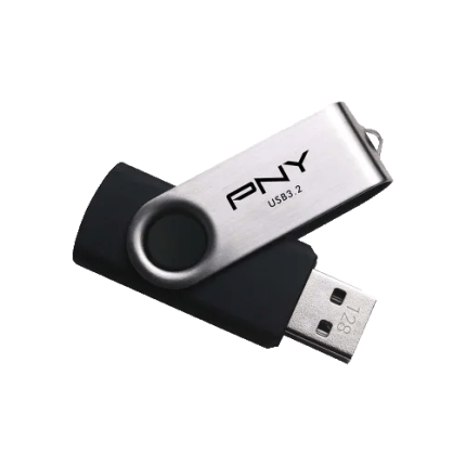 PNY Turbo Attache R 128GB USB 3.2 Metal Flash Drive