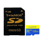 Twinmos 128GB MicroSDHC U3 Class 10 V30 A1 Memory Card